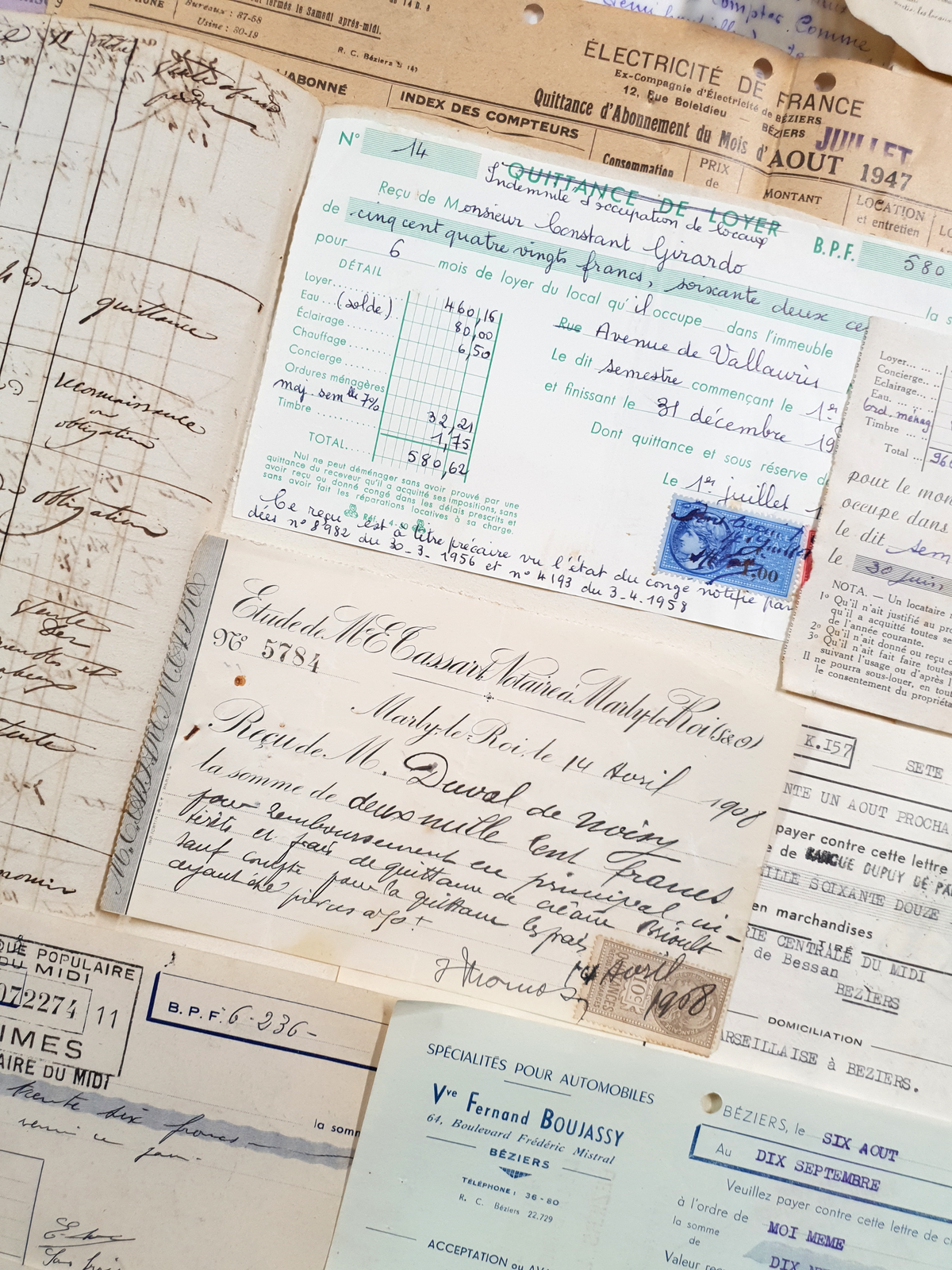 Authentic Vintage/Antique Document Pack - OC