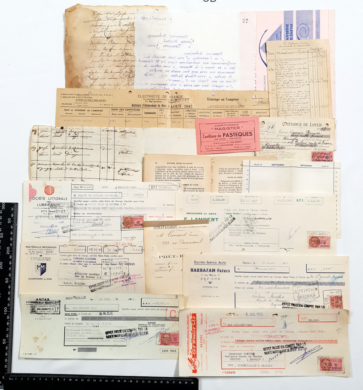 Authentic Vintage/Antique Document Pack - OD