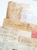 Authentic Vintage/Antique Document Pack - OD