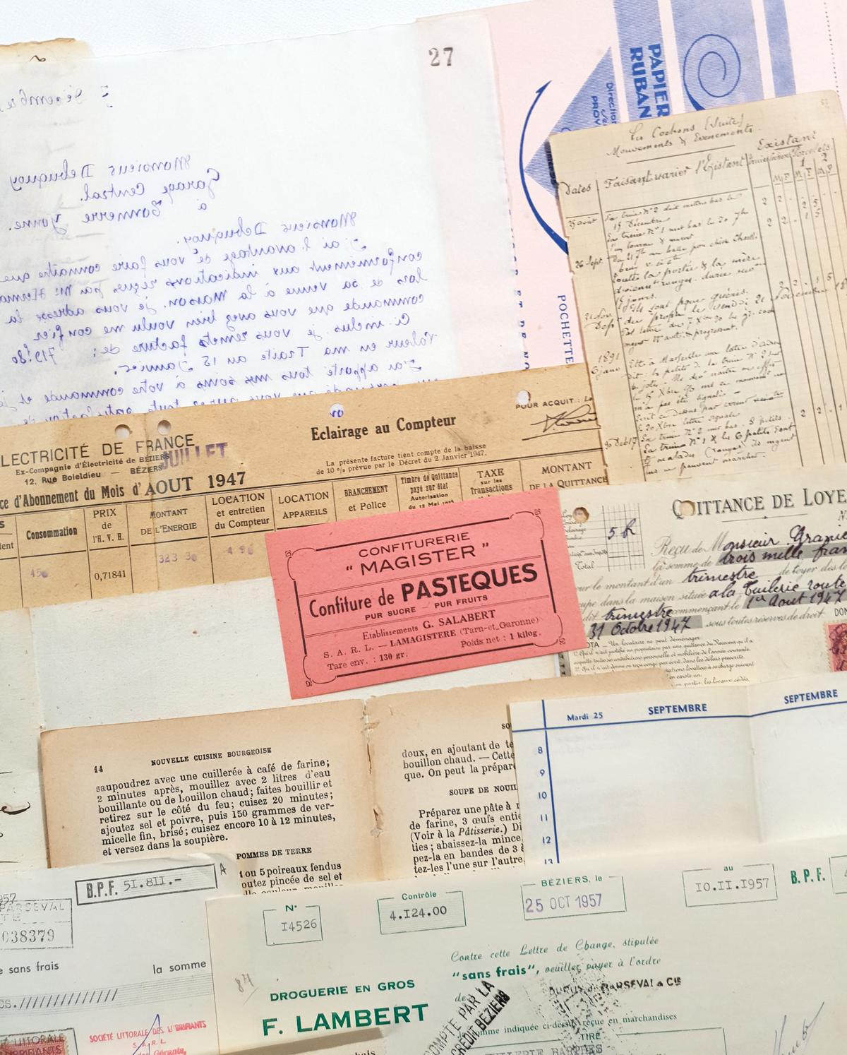 Authentic Vintage/Antique Document Pack - OD