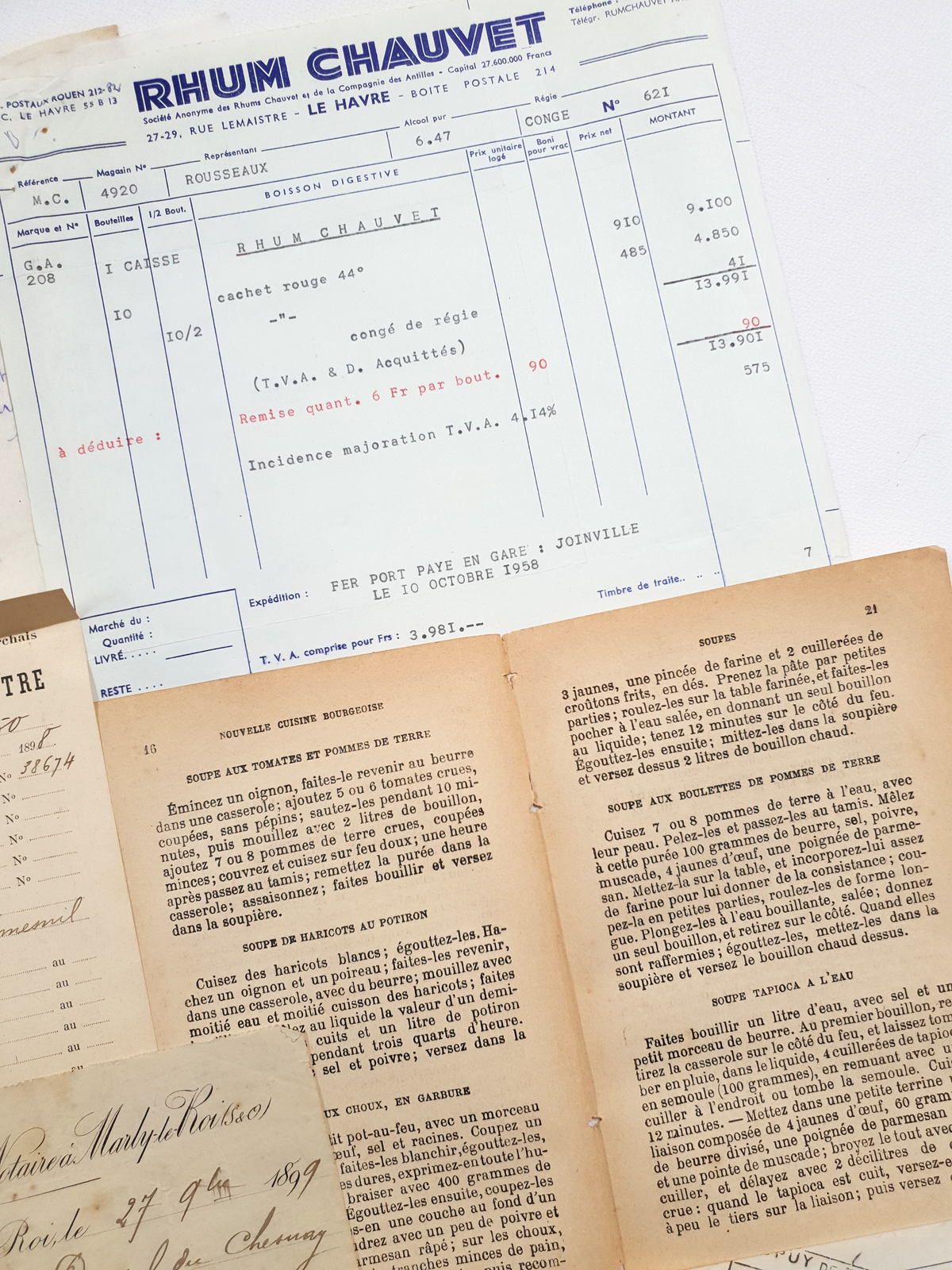 Authentic Vintage/Antique Document Pack - OE