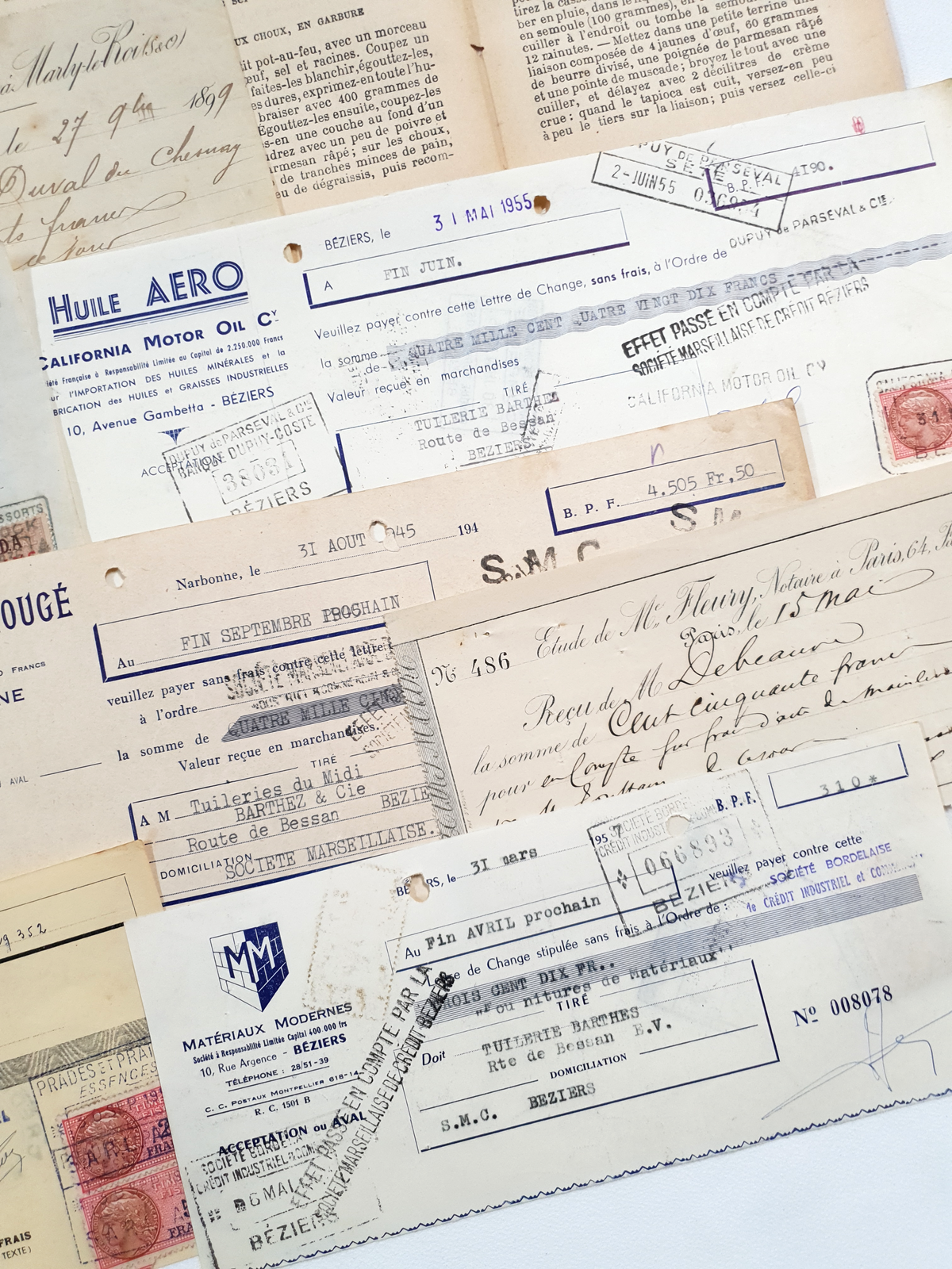 Authentic Vintage/Antique Document Pack - OE