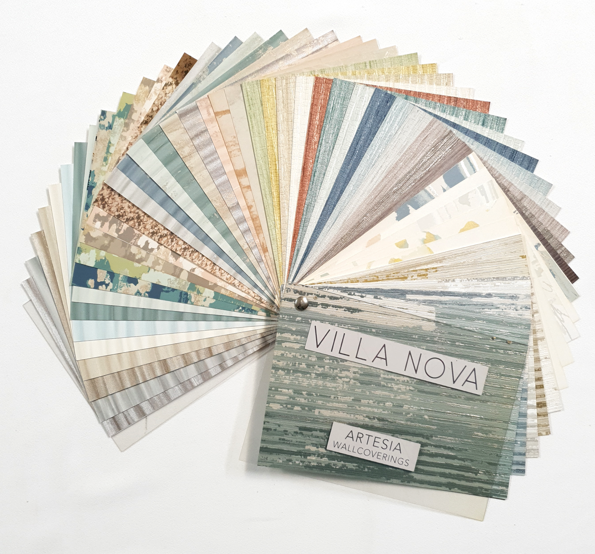 Villa Nova Artesia Wallcoverings - Wallpaper Sample Swatch Book - PD