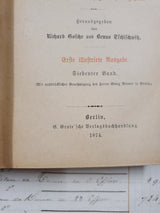Authentic Antique German Book - PG
