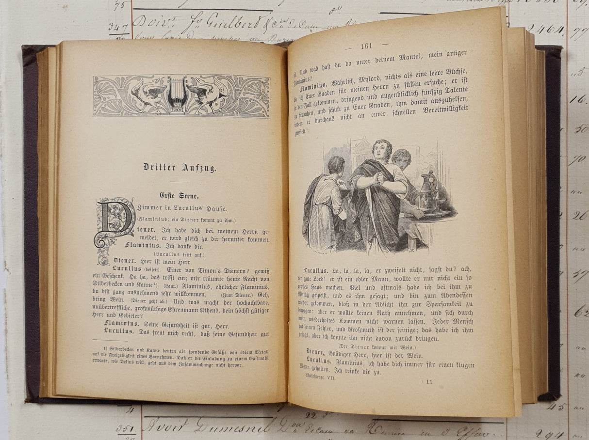 Authentic Antique German Book - PG