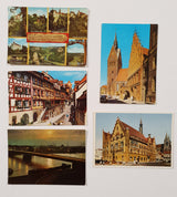 Pack of 5 Authentic Vintage/Antique 'Ugly' Postcards