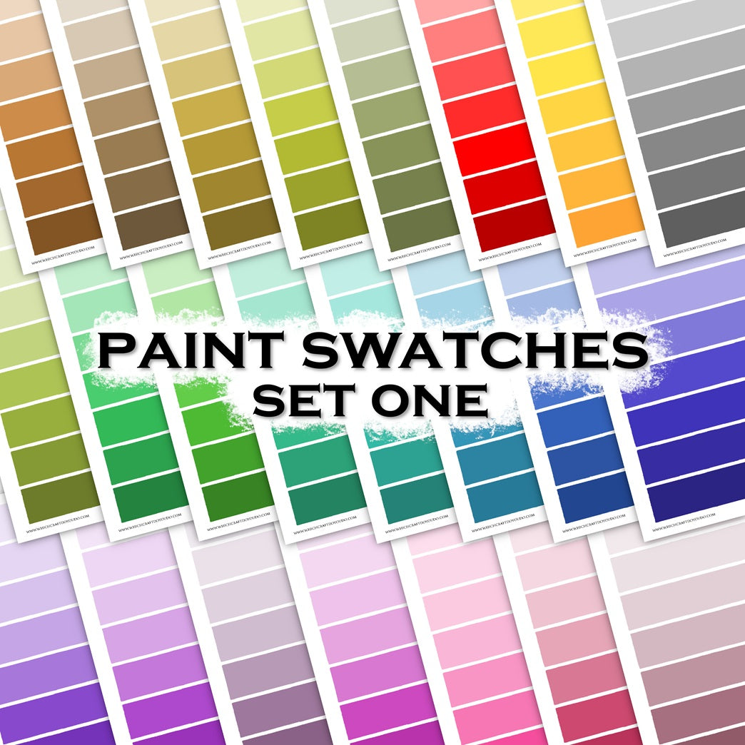 Paint Swatches - Set One - DI-10322 - Digital Download