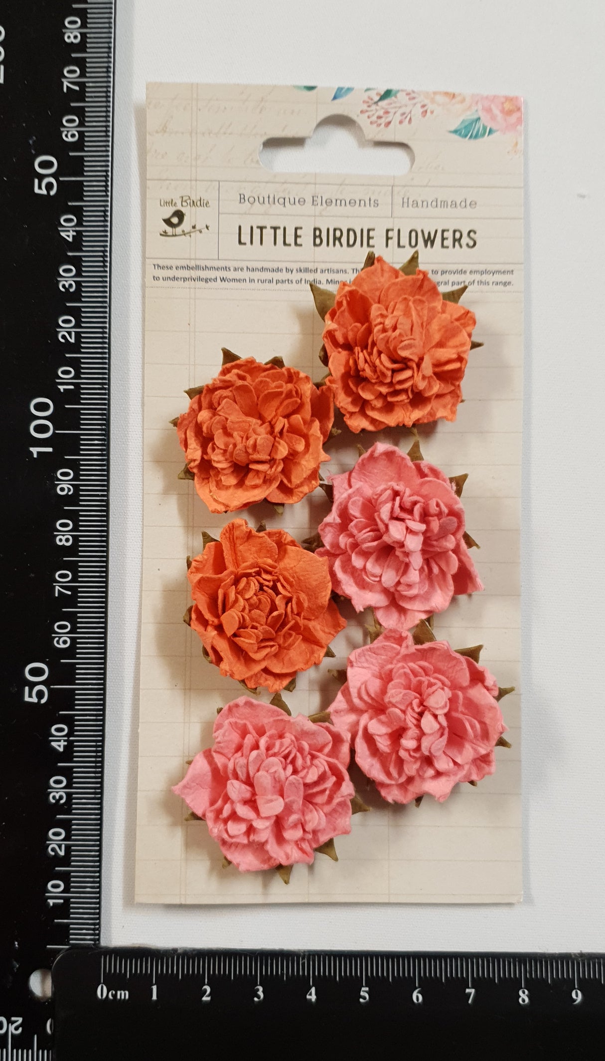 Paper Flowers - Camila - Coral