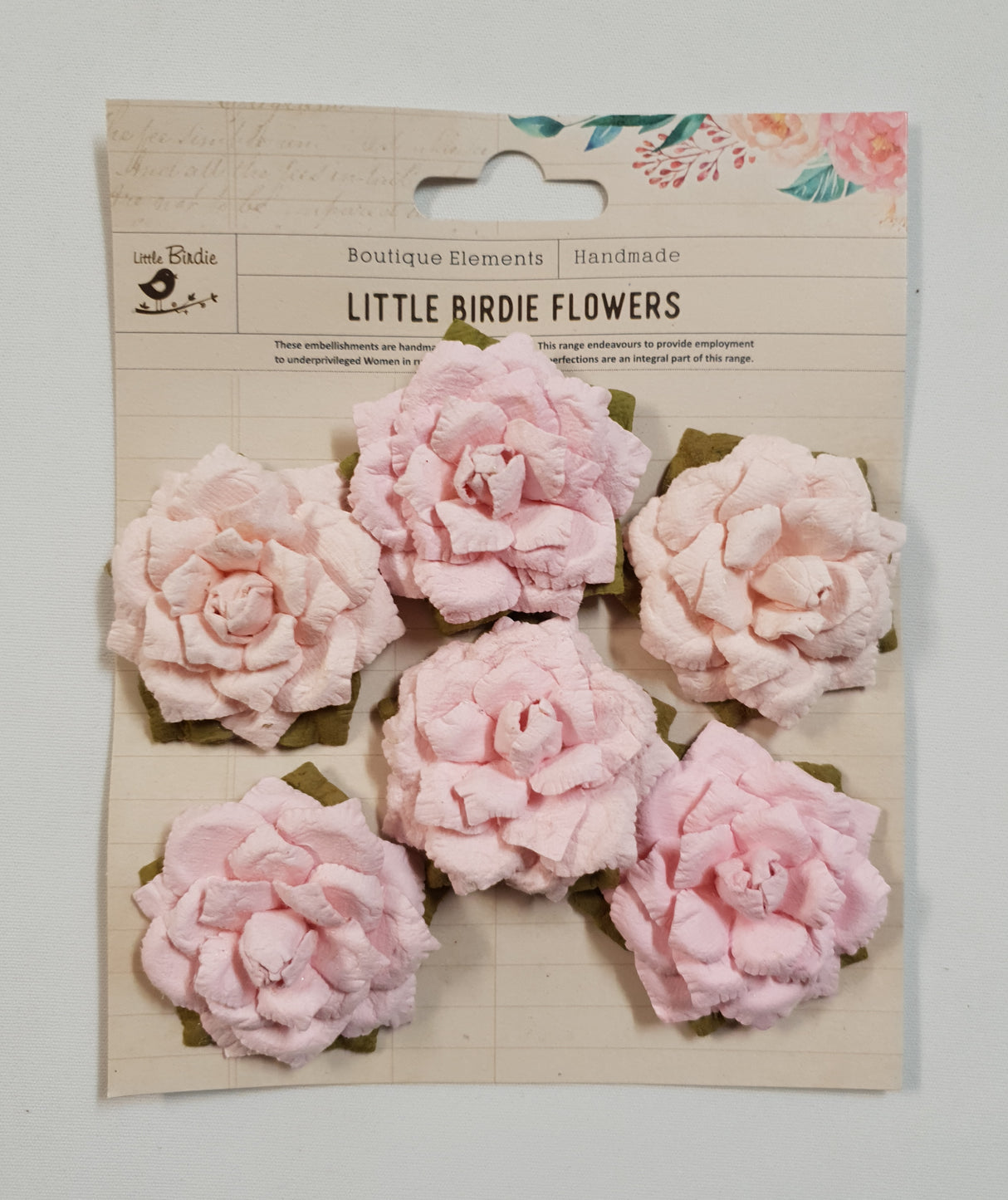 Paper Flowers -  Carol - Blush