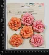 Paper Flowers -  Carol - Coral