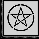 Pentagram - Stencil - 300mm x 300mm