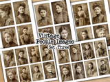 Vintage People Images - Set Three - DI-10314 - Digital Download