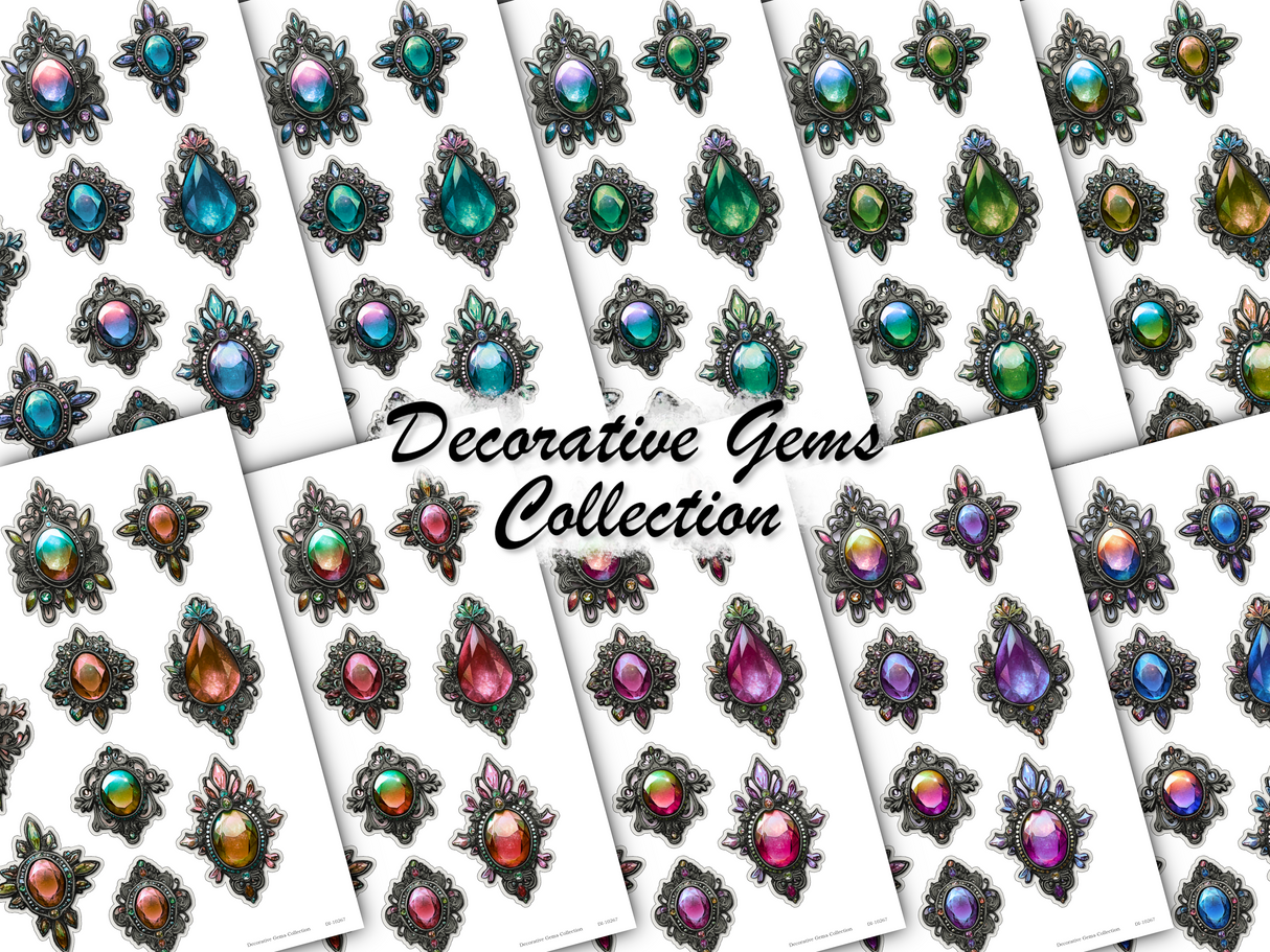 Decorative Gems Collection - DI-10267 - Digital Download