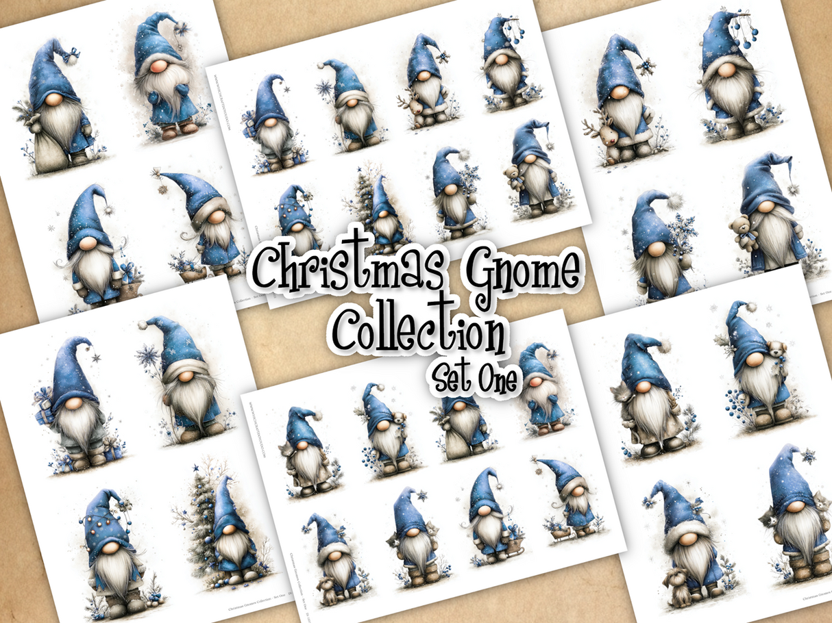 Christmas Gnome Collection - Set One - DI-10315 - Digital Download