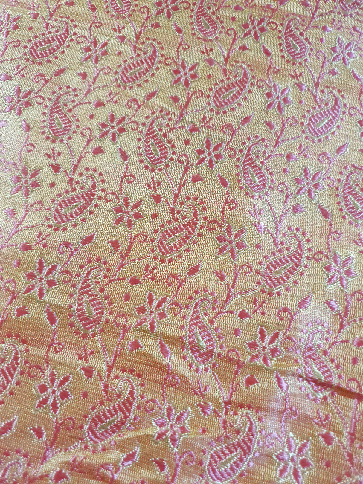 Pink & Gold Fabric