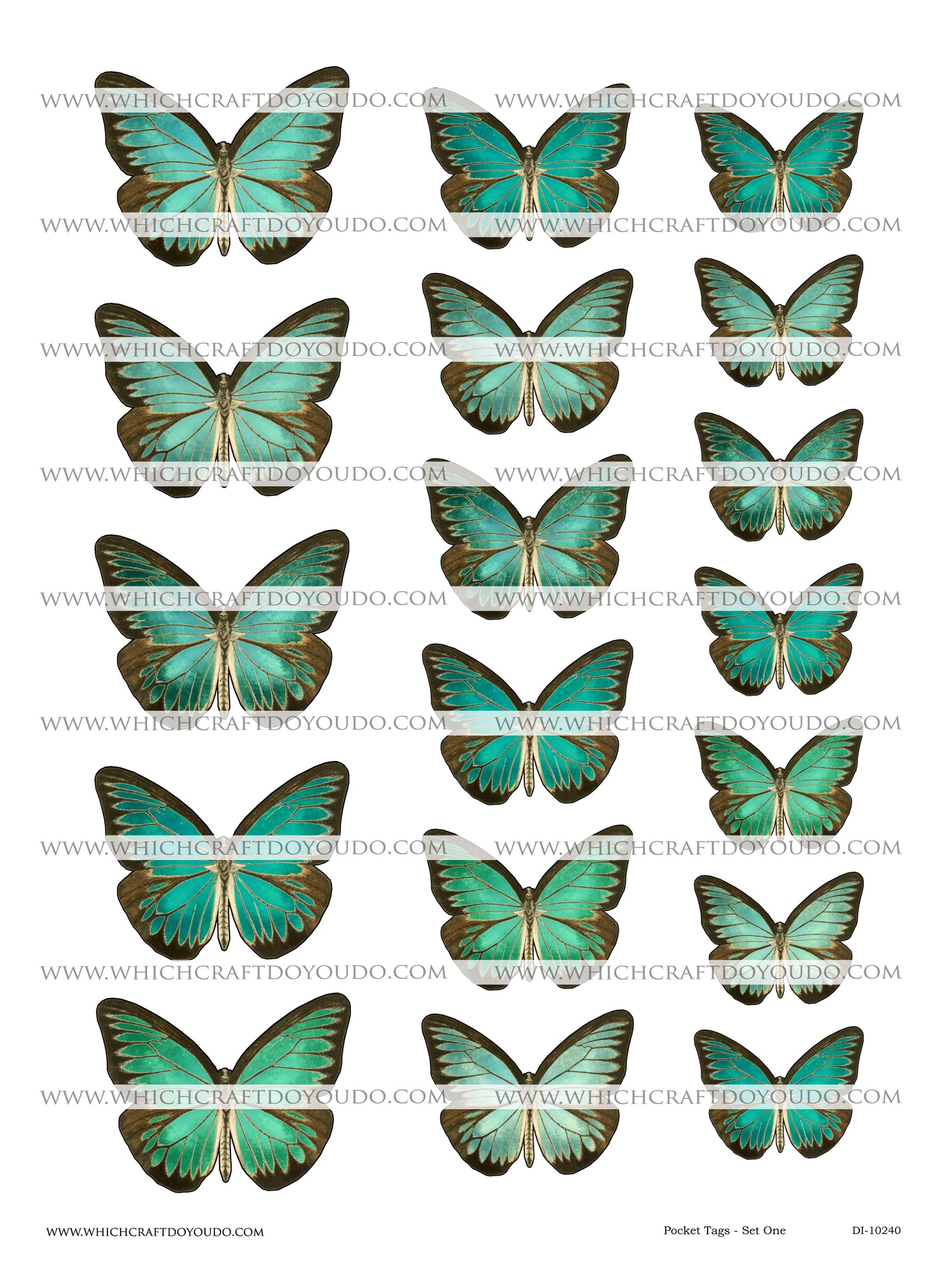 Pocket Tags - Set One - DI-10240 - Digital Download