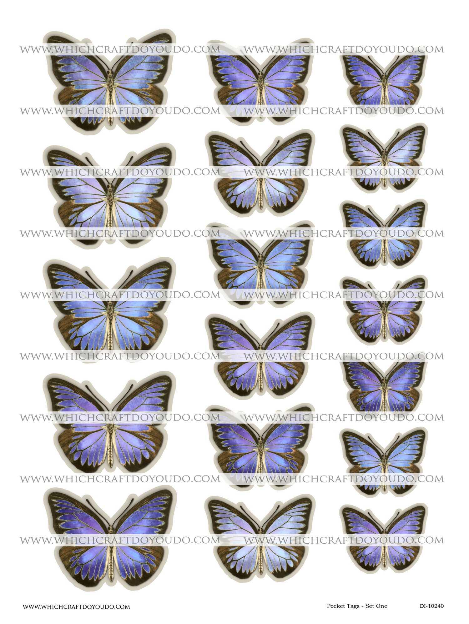 Pocket Tags - Set One - DI-10240 - Digital Download