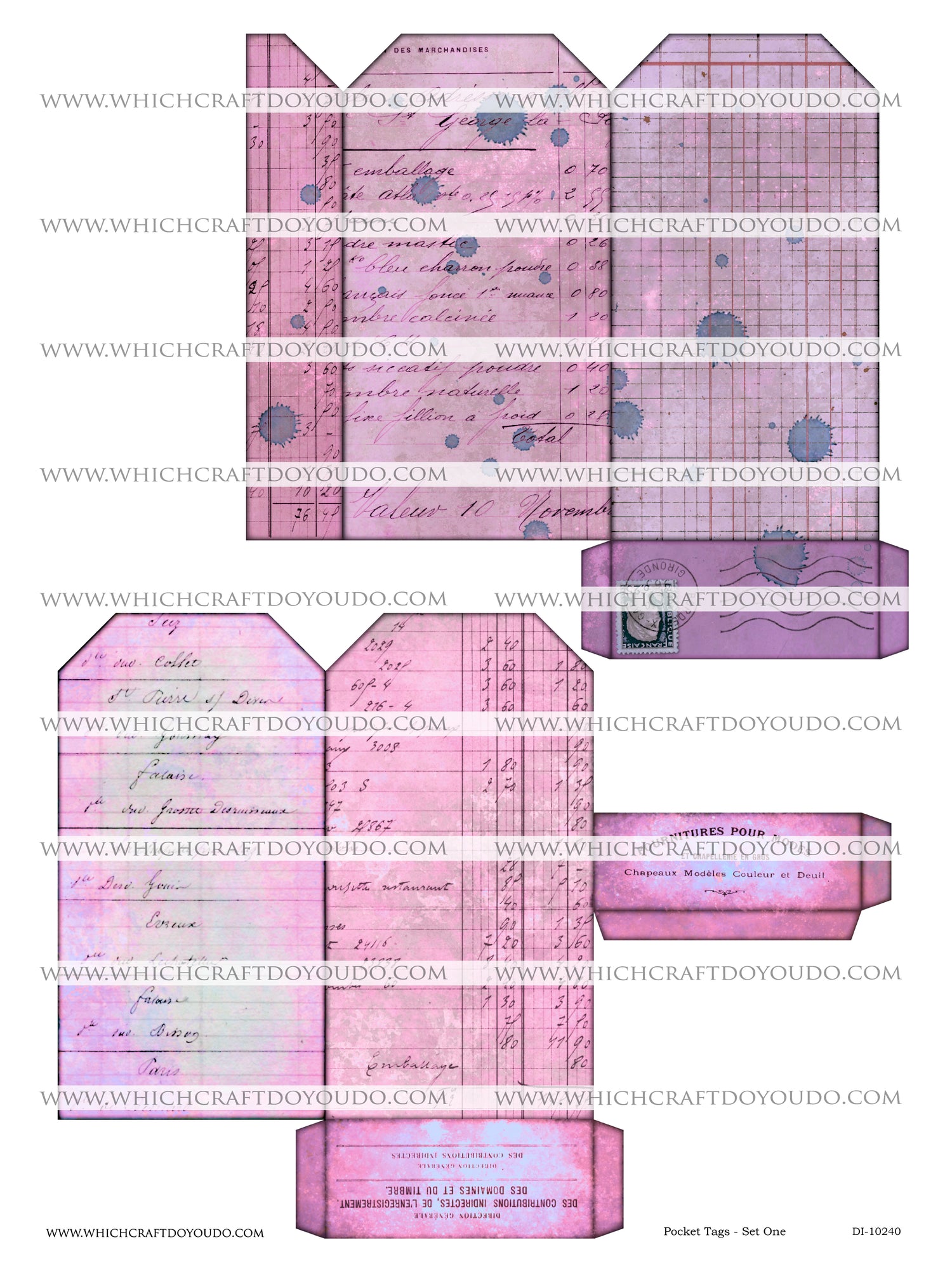 Pocket Tags - Set One - DI-10240 - Digital Download