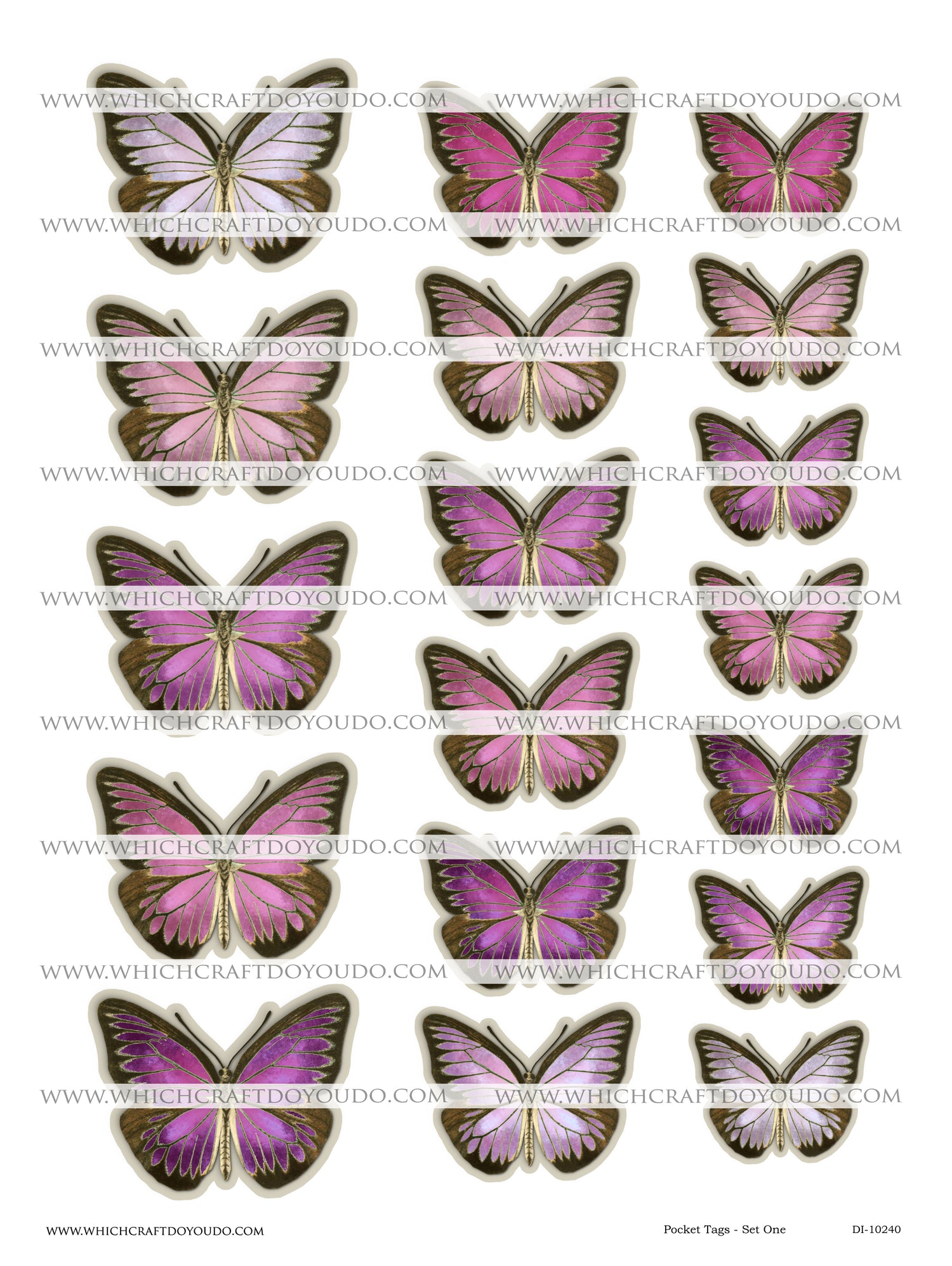 Pocket Tags - Set One - DI-10240 - Digital Download