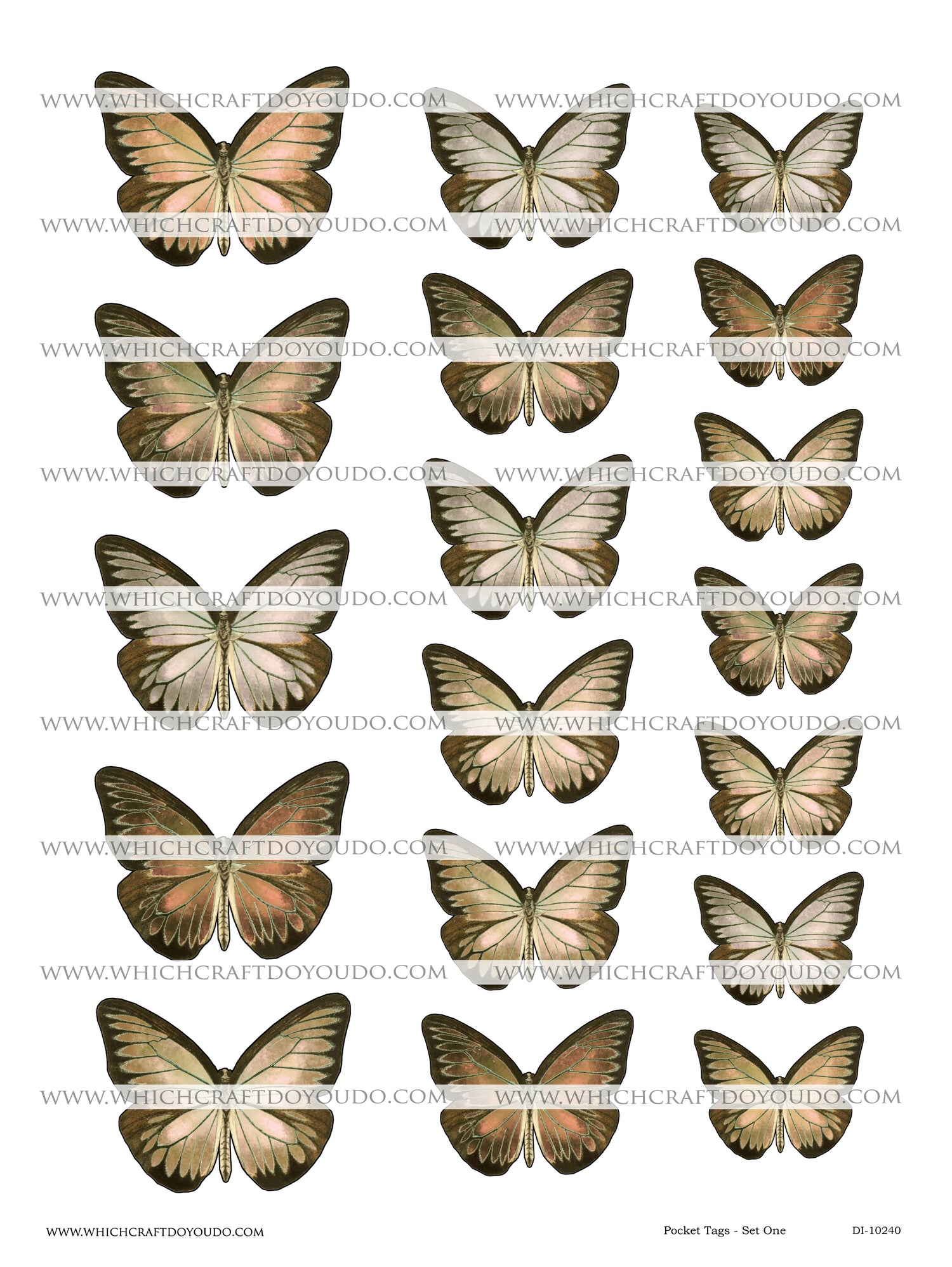 Pocket Tags - Set One - DI-10240 - Digital Download