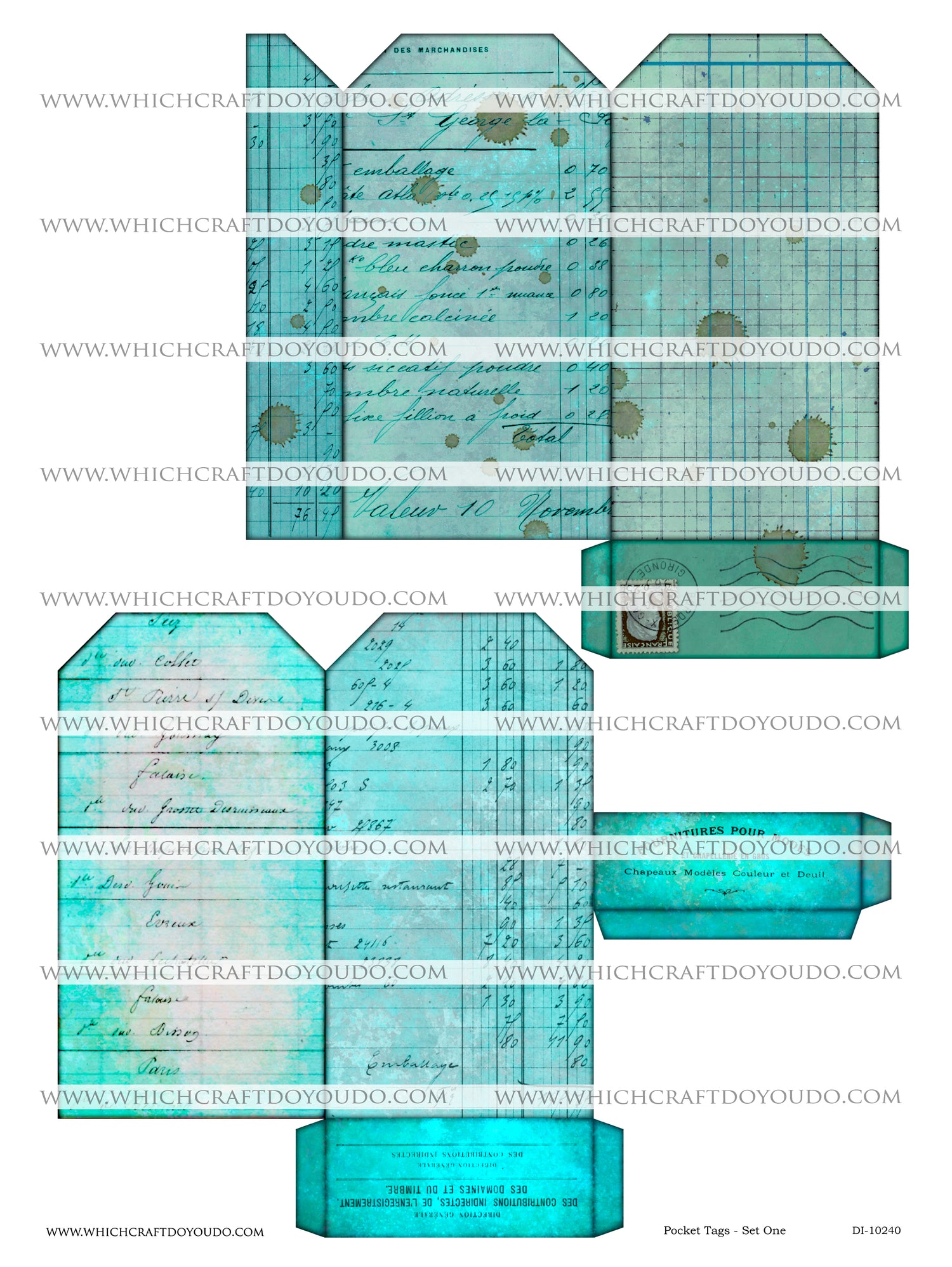 Pocket Tags - Set One - DI-10240 - Digital Download