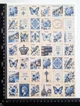 Cut Apart Stickers Sheet - Postage Stamps - VPS-S1