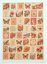 Cut Apart Stickers Sheet - Postage Stamps - VPS-S12