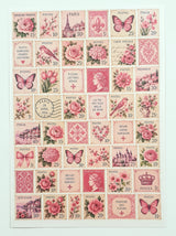Cut Apart Stickers Sheet - Postage Stamps - VPS-S14