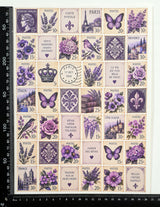 Cut Apart Stickers Sheet - Postage Stamps - VPS-S15