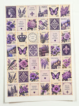 Cut Apart Stickers Sheet - Postage Stamps - VPS-S15