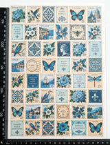 Cut Apart Stickers Sheet - Postage Stamps - VPS-S18