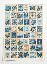 Cut Apart Stickers Sheet - Postage Stamps - VPS-S18