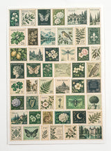 Cut Apart Stickers Sheet - Postage Stamps - VPS-S3