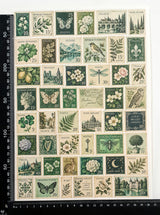 Cut Apart Stickers Sheet - Postage Stamps - VPS-S3