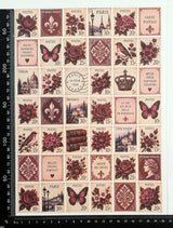 Cut Apart Stickers Sheet - Postage Stamps - VPS-S7