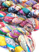 Reclaimed Sari Silk Ribbon - Printed Ribbons - Picked at Random