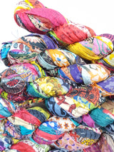 Reclaimed Sari Silk Ribbon - Printed Ribbons - Picked at Random