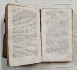 Authentic Antique 1768 French Book - QE
