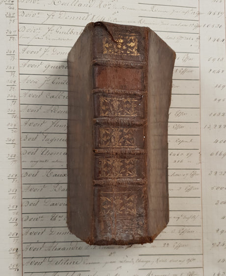 Authentic Antique 1768 French Book - QE