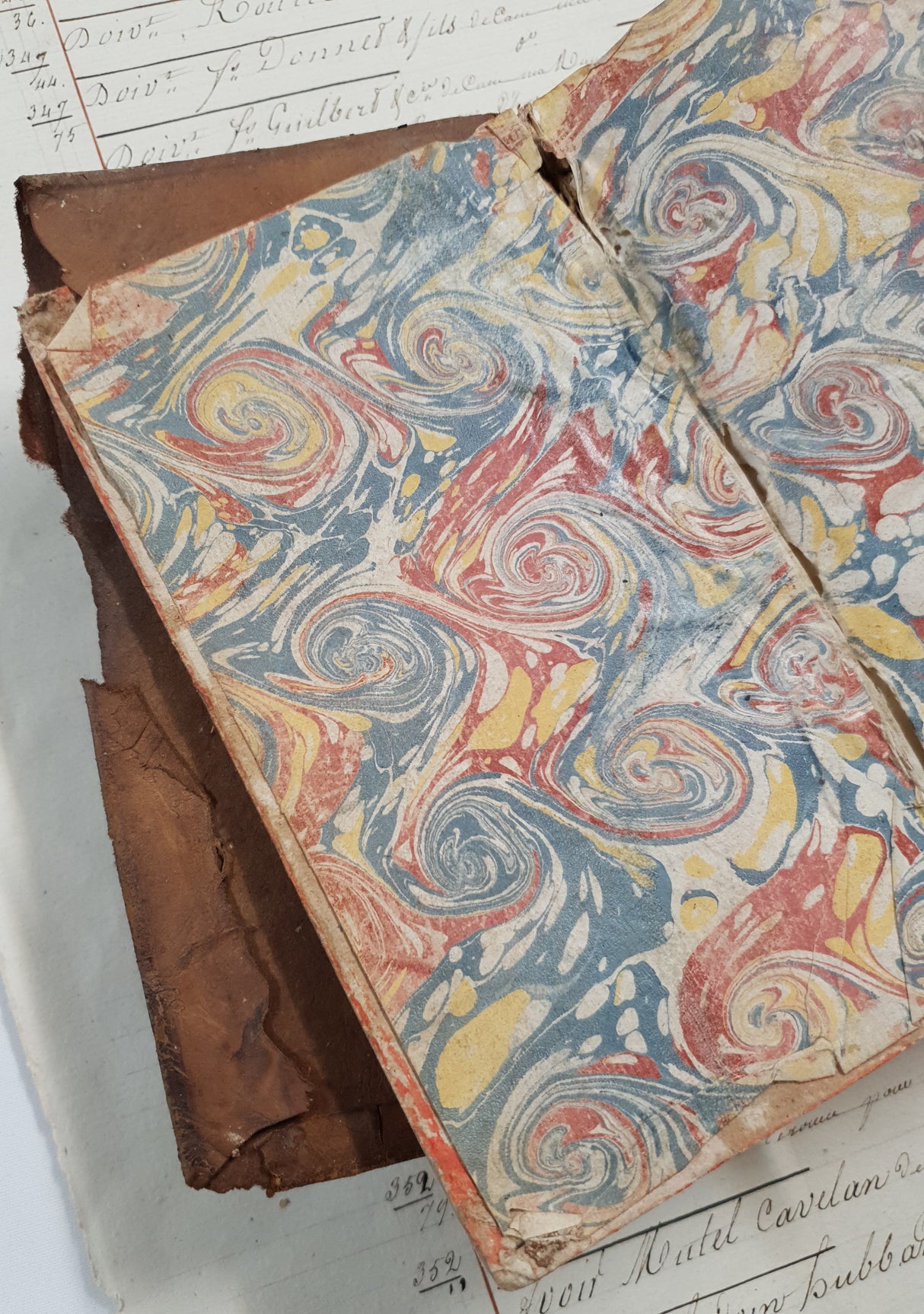 Authentic Antique 1768 French Book - QE