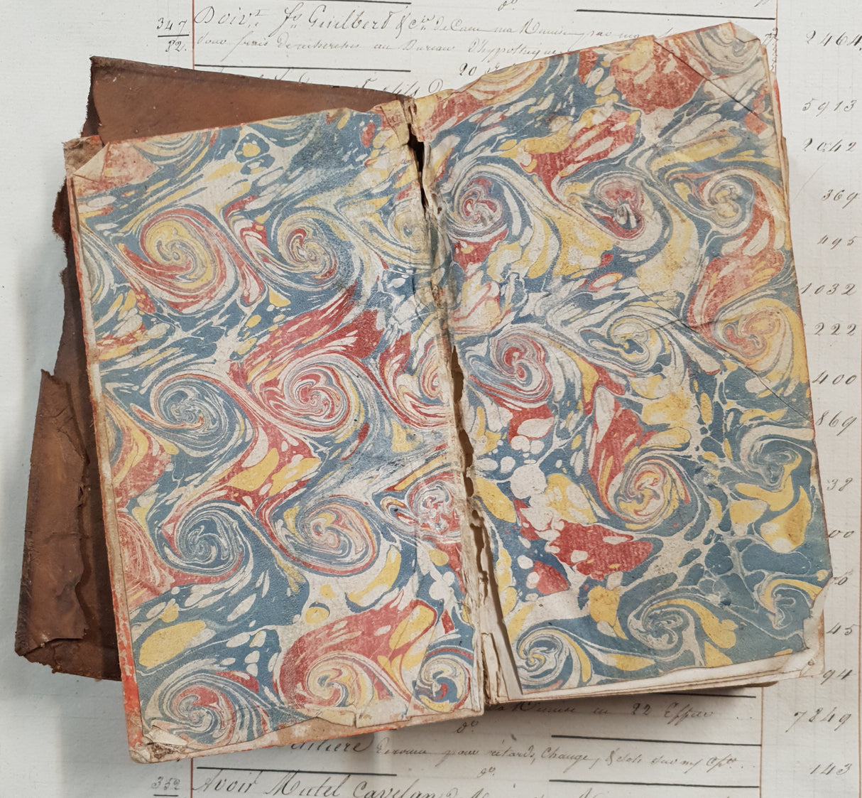 Authentic Antique 1768 French Book - QE