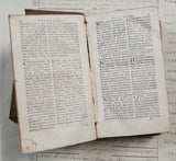 Authentic Antique 1768 French Book - QE