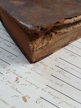 Authentic Antique 1757 French Book - QF