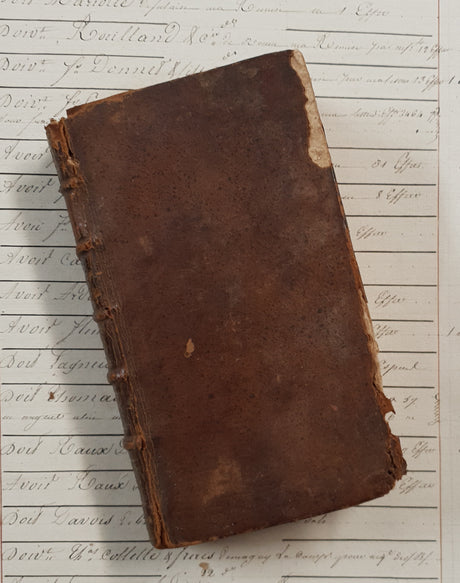 Authentic Antique 1757 French Book - QF