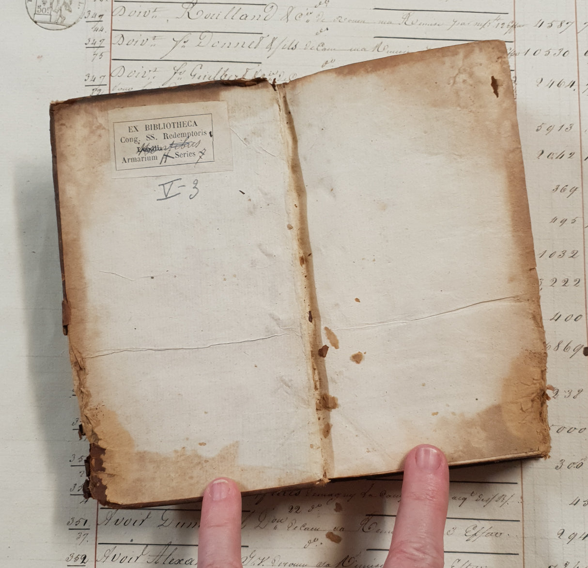 Authentic Antique 1757 French Book - QF