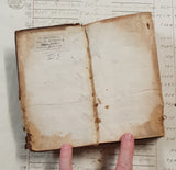 Authentic Antique 1757 French Book - QF