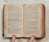 Authentic Antique 1757 French Book - QF