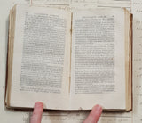 Authentic Antique 1700's French Book - QG