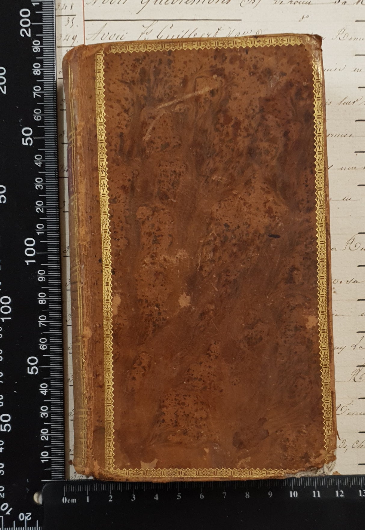 Authentic Antique 1700's French Book - QG