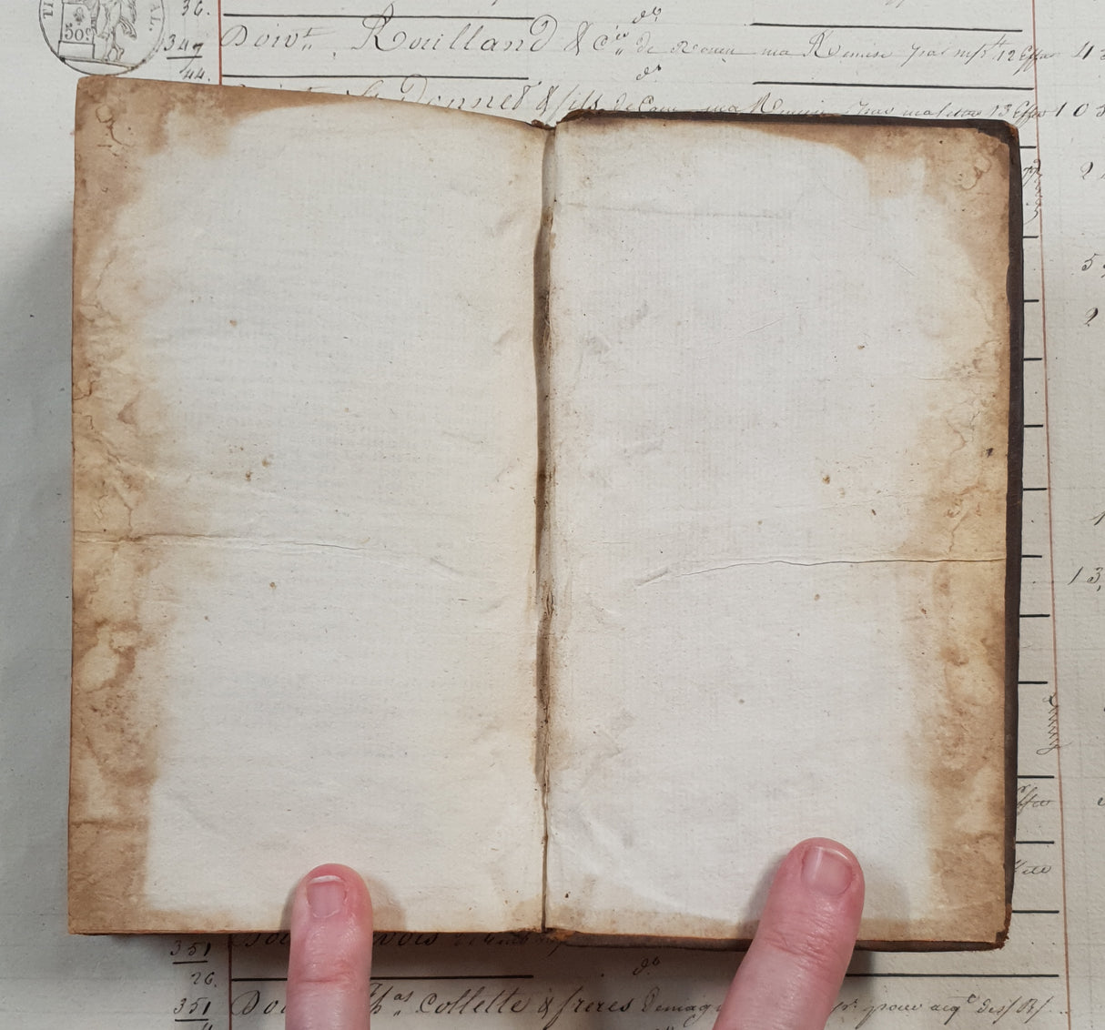 Authentic Antique 1758 French Book - QH